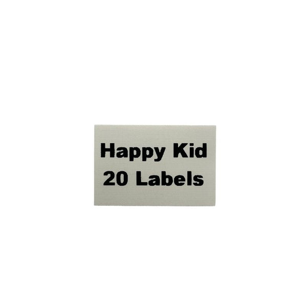 Iron On Name Labels-20 Labels