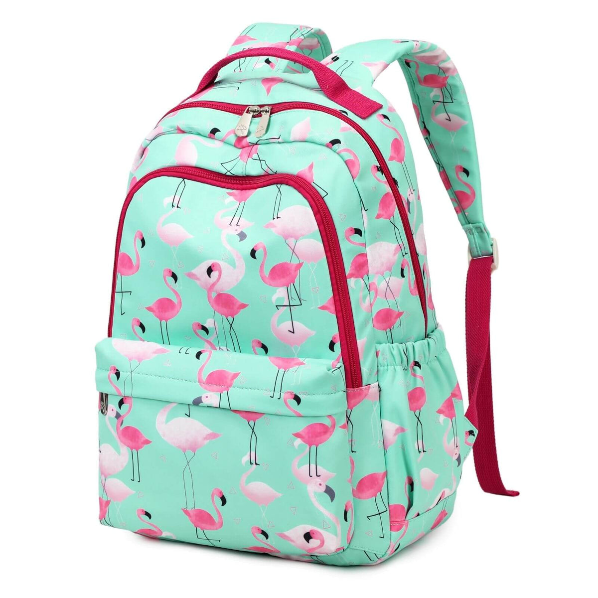 Flamingo backpack and best sale lunchbox