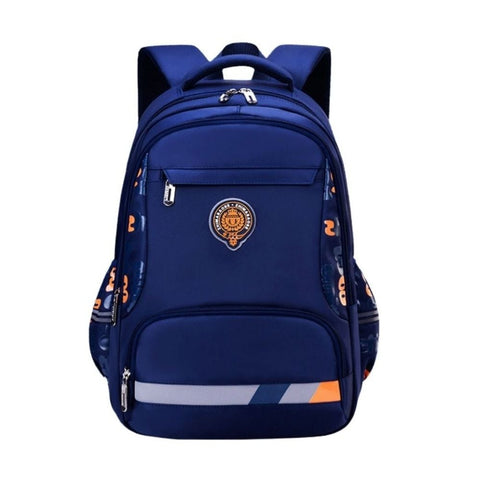 School bags for boys kids backpack british style backpack Blue