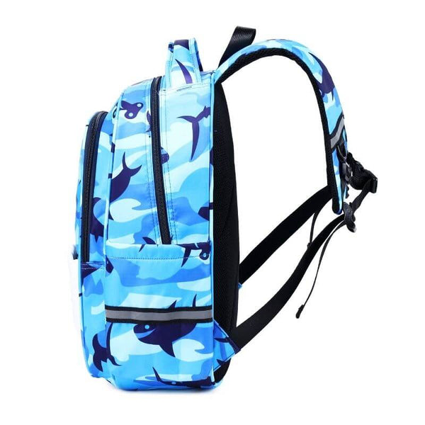 baby shark blue backpack