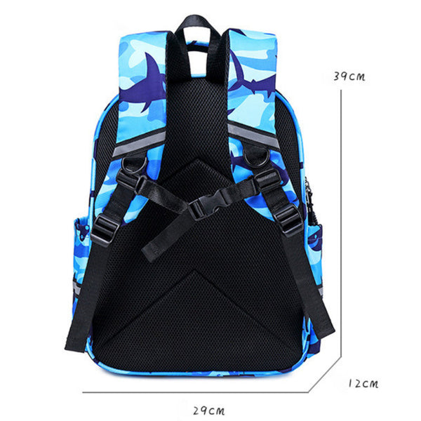 baby shark blue backpack