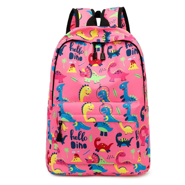 Dinosaur Backpack Dark Pink
