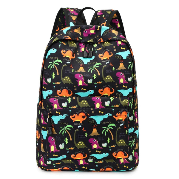 Dinosaur Backpack Black