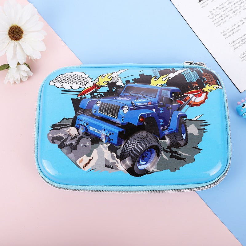 Blue SUV Hardtop Pencil Case