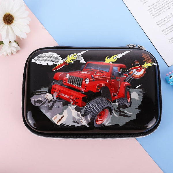Red SUV Hardtop Pencil Case