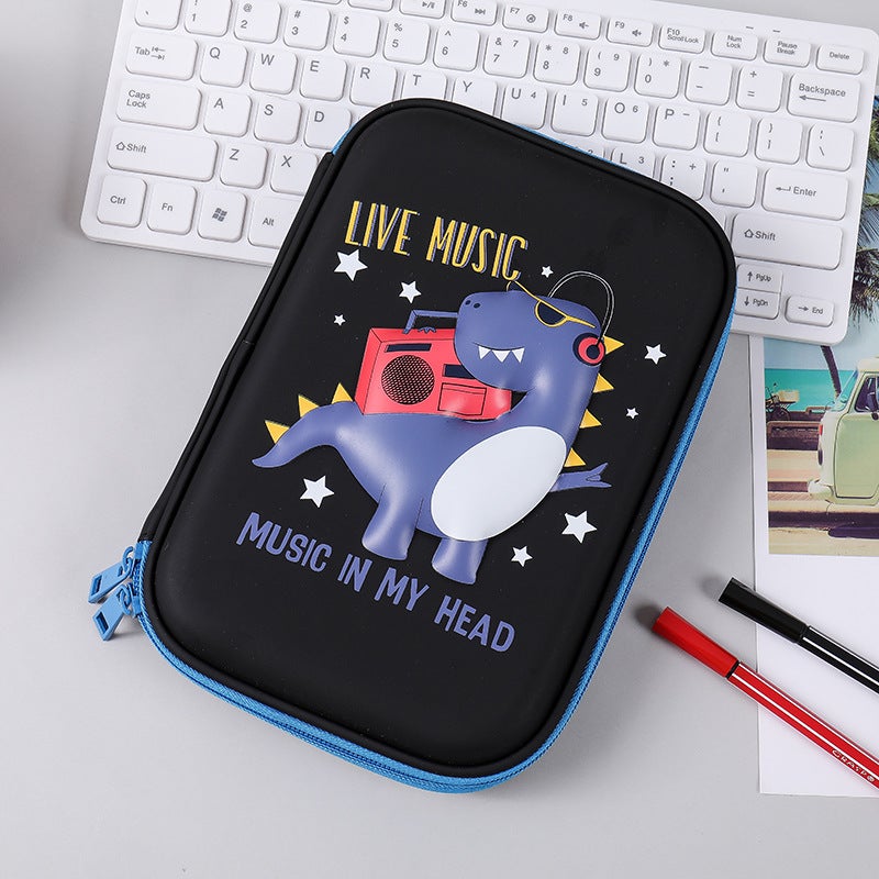 Hardtop Pencil Case-Dinosaur