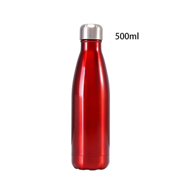Stainless Steel Insulated Drink Bottles Water bottles 500ml Ruby Red