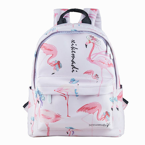 Flamingo Classic Backpack School Bags for Girls Kids Backpacks