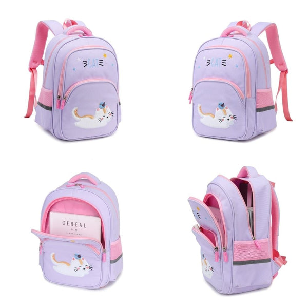 kids backpack for girls cat