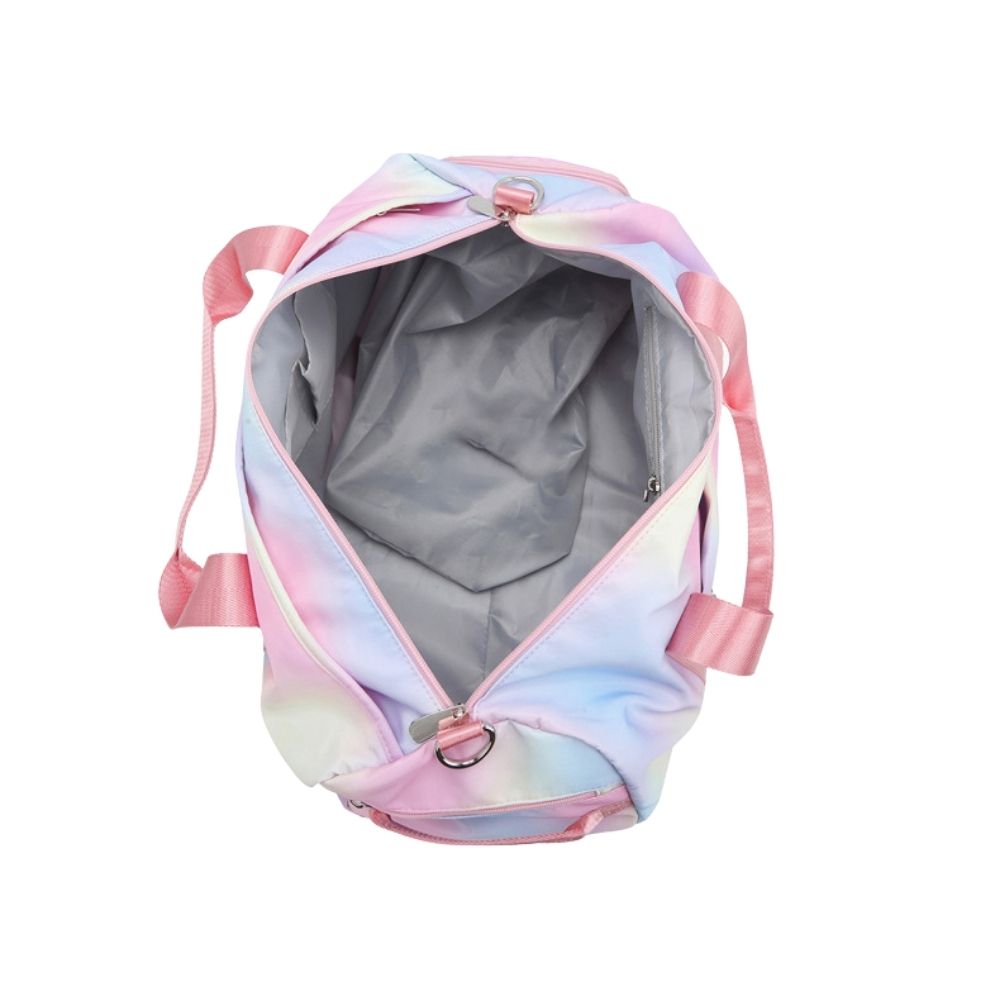 Womens Duffle Bag NZ Cute Pink Rainbow Girls Gym Bag Happy Kid